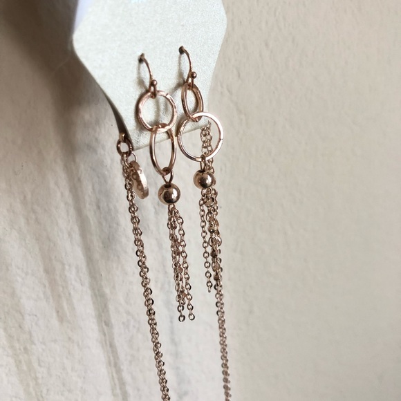 Charming Charlie Linked Circle Necklace Set - Picture 3 of 8